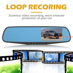 Prix usine 1080P voiture <span class=keywords><strong>Dash</strong></span> Cam boîte noire Full HD voiture Dvr caméra Auto 4.3 pouces rétroviseur caméscope - Product Image 2