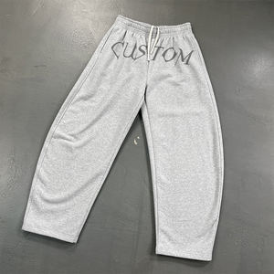 <span class=keywords><strong>Pantaloni</strong></span> <span class=keywords><strong>Tuta</strong></span> Baggy Machete da <span class=keywords><strong>Uomo</strong></span> Grammatura Pesante 430GSM in Pile <span class=keywords><strong>di</strong></span> Cotone e Poliestere Tinta Unita Stile Retro Streetwear Casual - Product Image 2