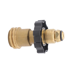 Adaptateur de réservoir de propane extérieur, connecteur en laiton avec poignée noire pour conversion de bouteille de gaz - Product Image 4