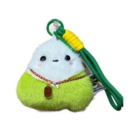 Peluche Dragon Boat Festival - Adorable Poupée en Peluche Porte-Bonheur, Breloque de Sac à Dos, Cadeau pour Étudiants, Pendentif Porte-Bonheur
