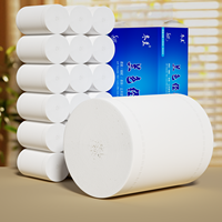 Rouleau de papier toilette portable compact, fabriqué en usine, doux pour la peau, en pâte vierge, pour le nettoyage quotidien
