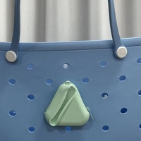 Mini pochette de rangement suspendue en silicone pour sac de plage, organisateur de rouge à lèvres et gloss, petit sac pour articles divers