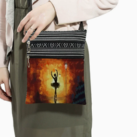 Sac à bandoulière populaire 2026 avec imprimé de ballerine de dessin animé mignon, sac de voyage pour femme, sac de danse et de cosmétiques