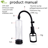 Bomba de Vacío para Agrandamiento Masculino, Copa Masajeadora de Silicona Impermeable, Juguete de Entrenamiento para Pene, Potenciador de Pene, Bomba de Pene Masculina Personalizada, Compra al por Mayor