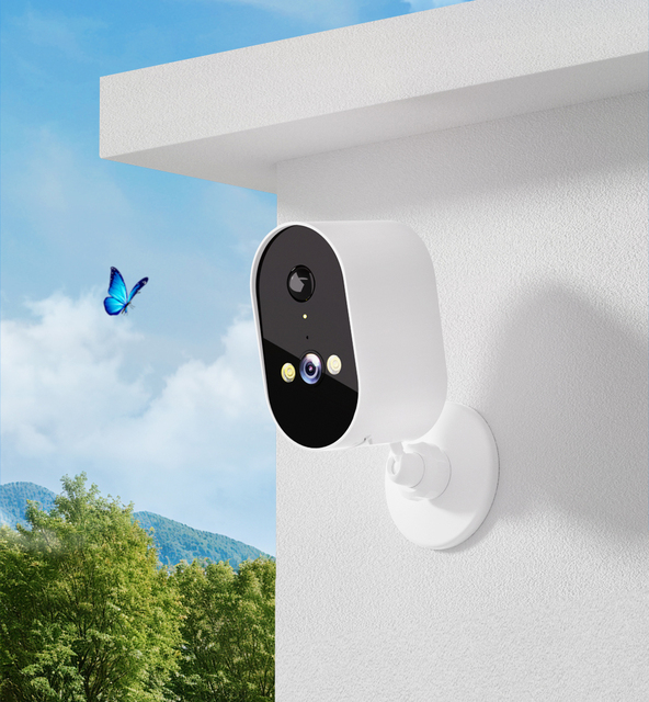 New Arrival MINI HD IP65 Waterproof Security Camera V380 APP 3MP Low Power CCTV Network IP Wide Angle Night Vision CMOS Sensor