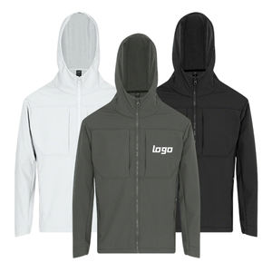 Wholesale Fashion Color Blocking Design Autumn Climbing Sportswear Hooded Outdoor Windbreaker <b>Jacket</b> - Product Image 5