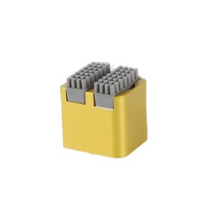 Bloque de Fijación Metálico de Doble Boquilla T-Bamboo de Aluminio X1, Accesorio para Impresora 3D con Puntas de Silicona y Llave - Product Image 3