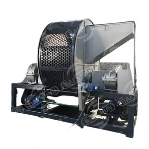 High Speed Scrap Car Tire Shredder Machine Large Tire Shredder Tire Recycling Machine Full Automatic