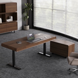 Custom Ergonomic Office Desk Modern Office <b>Table</b> Electric Standing Desk Customized Height Adjustable <b>Work</b> Stations - Product Image 1