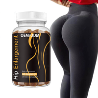 Gummies d'augmentation des fesses et des hanches, supplément stimulant pour l'élargissement des fesses, fabrication OEM/ODM