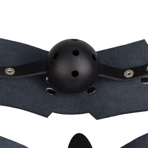 Testa imbracatura sesso <span class=keywords><strong>Bondage</strong></span> bocca palla Gag Fetish erotico in metallo Gag per donne giochi per adulti sesso BDSM giocattoli per coppie SM <span class=keywords><strong>bondage</strong></span> - Product Image 5