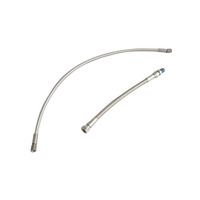 Tuyau flexible tressé haute pression en acier inoxydable 304 PTFE de 1/4 pouce pour extracteur à circuit fermé