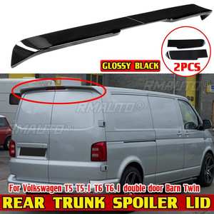 สปอยเลอร์หลังรถยนต์ T5 สำหรับ Volkswagen VW T5 T5.1 และ T6 T6.1 แบบประตูคู่  ตกแต่งฝากระโปรงท้าย - Product Image 1