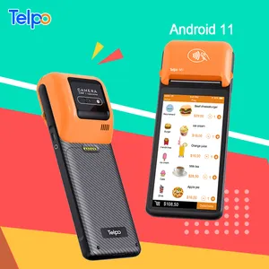 Telpo M1 Android 11レシートおよびラベル印刷機POS、NFC、急速充電