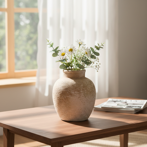 <span class=keywords><strong>Macetas</strong></span> <span class=keywords><strong>de</strong></span> Porcelana ARM LVG Wabi Sabi Shabby Chic, Floreros Decorativos Hechos a Mano, Centro <span class=keywords><strong>de</strong></span> Mesa, Recipiente Floral para Hogar y Bodas - Product Image 3