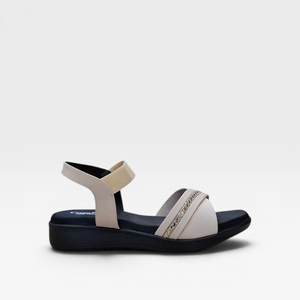 Sandales compensées élégantes à brides croisées pour femme – Confortables, stylées, pour soirées, tenues décontractées et quotidiennes – Chaussures légères à semelle souple et tendance - Product Image 3