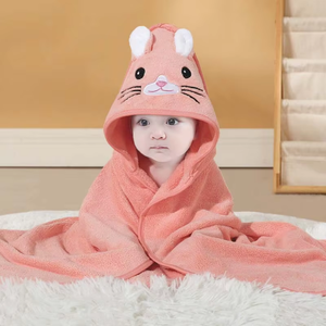 Serviettes à capuche pour garçons et filles, peignoir <span class=keywords><strong>de</strong></span> <span class=keywords><strong>bain</strong></span>, serviette <span class=keywords><strong>de</strong></span> plage à capuche pour enfants - Product Image 1