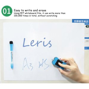 <span class=keywords><strong>Lavagna</strong></span> <span class=keywords><strong>Bianca</strong></span> Riutilizzabile di Alta Qualità, Adesiva alle Pareti Senza Danni, Facile da Applicare e Rimuovere, <span class=keywords><strong>Lavagna</strong></span> a Secco - Product Image 2