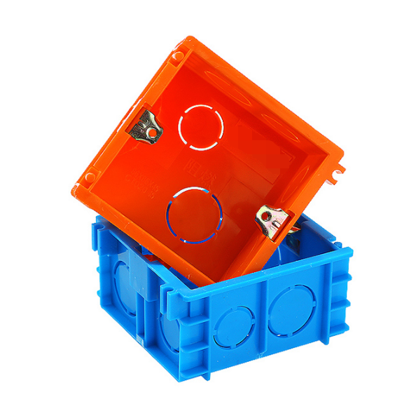 Plastic Single Wall Panel Square PVC Electrical Enclosure Switch Junction Boxes IP67 Rated V0 Fire Rated CE Certified