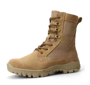 Bottes tactiques de sécurité pour hommes en cuir de vachette et daim, idéales pour la <span class=keywords><strong>randonnée</strong></span> en forêt, le camping et les sports de plein air - Modèle TSB07 - Product Image 6