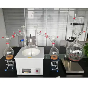 10L Distillation Flask Glass Short Path Extract 20L Shortpath Distillation Head for Solvent Extraction in Chemistry