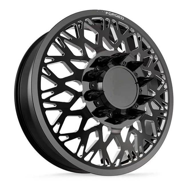 ZXMM Dually 20x8.25 22x8.25 24x8.25 26x8.25 Size Wheels 6x5.5 8x210 10x285.75 8x200 Wide Polished Chrome Black for F-450