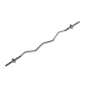 Sıcak satış 50kg 120cm 47 "süper kıvırmak EZ dambıl halter bar yıldız yaka ile - Product Image 2