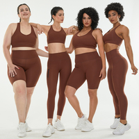 MIQI nouveauté Gym Fitness ensembles grande taille Oem taille haute Butt Lift grande taille Yoga ensembles femmes vêtements de sport