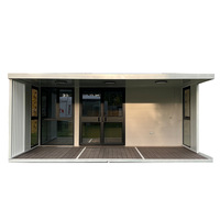 Maisons conteneurs modulaires préfabriquées de luxe modernes en acier, pliables, extensibles, respirantes, à faible coût, pour villas, maisons de jardin et hôtels