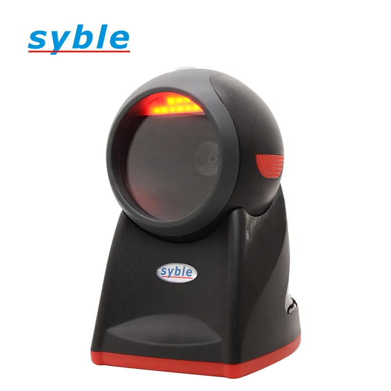 XB-8602H Syble 2D pemindai Bacode Desktop CMOS, Tablet Handsfree USB Counter QR Reader untuk ponsel