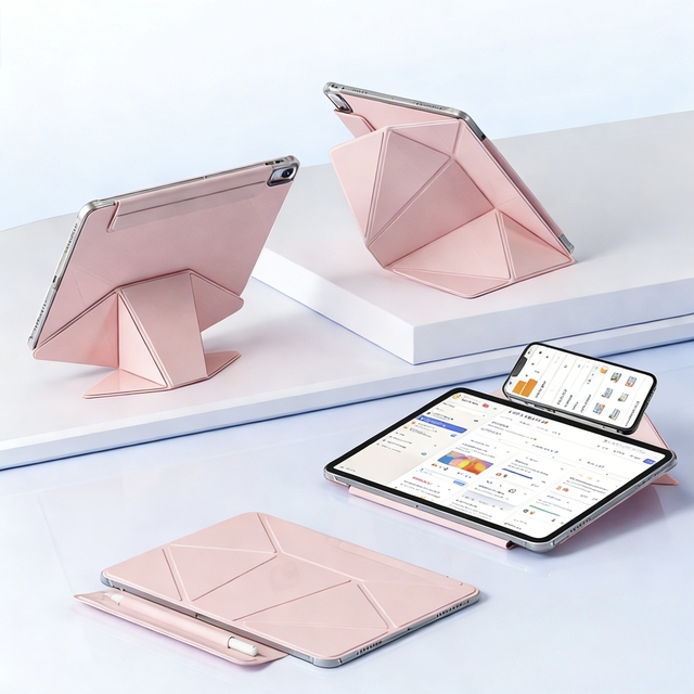 New Tablet Magnetic Bracket Case for iPad Pro 11 & 10.9 Multi-Fold Double-Sided Magnetic Protection