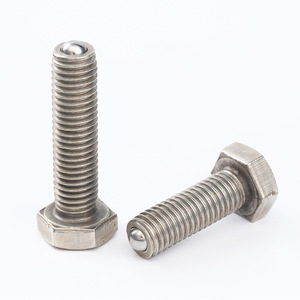 YX Stainless Steel Hex Bolt 304 Full Thread Ball End Plunger For Home Appliances - Product Image 1
