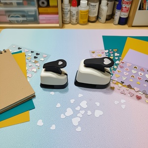 Embosseuse de papier en forme de cœur pour carnet, outil de bricolage pour carnet fait main, perforatrice de papier en forme de cœur DIY - Product Image 3