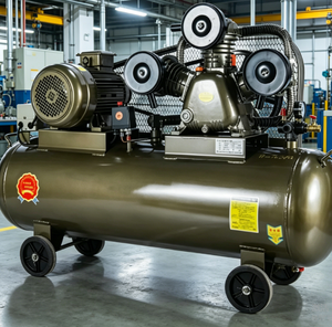 10HP 7.5KW Industrial 15 <b>Bar</b> 200 PSI High Piston 300 Liters 500L Portable Air - Product Image 1