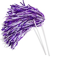 Cheerleading deux couleurs pompons pom-pom girl Cheerleader Cheering Squad pompons pour jeux de danse esprit d'équipe Cheer Rooter Poms