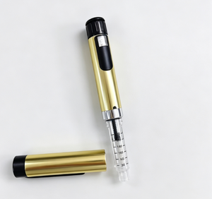 High Precision Reusable Injection <b>Pen</b> Injector Fine Dose Knob Adjustment 3ml Cartridge Fit <b>Refillable</b> Portable Dosing Device - Product Image 1