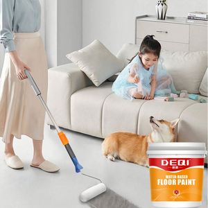 Recubrimiento de Alta Resistencia DEQI, Pintura Epóxica para Pisos a Base de Agua, Recubrimiento Impermeable para Diversos Tipos de Pisos, Recubrimiento Epóxico para Pisos de Sótanos - Product Image 1
