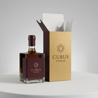 Fabricante de Cajas de Whisky de Lujo, Caja de Cartón Corrugado Portátil Personalizada para Vino, Caja de Regalo para una Sola Botella de Vino