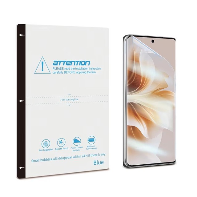 EPU Soft Hydrogel Film Bulk Price HD Clear Eye Protection Anti Spy Anti-Static Blue Film Screen Protector for Mobile Phone