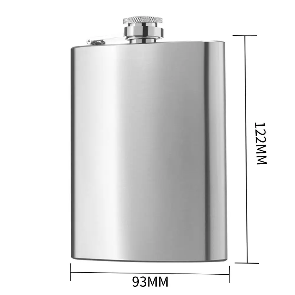 Custom Whiskey Leakproof Drinking Liquor Flask 5oz 6oz 7oz 8oz 9oz Stainless Steel Alcohol Camping Pocket Hip Flask