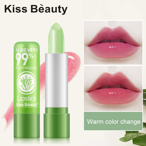 Bálsamo Labial de Aloe Vera <span class=keywords><strong>Kiss</strong></span> Beauty, Color Cambiante, Larga Duración, Resistente al Agua, en Crema y Formato de Bola, Tinte Labial Hidratante - Product Image 6