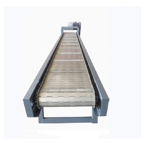 Örgü kemer zincirli konveyör paslanmaz çelik zincir plaka konveyör tırmanma besleyici gıda sanayi soğutma ve kurutma - Product Image 1