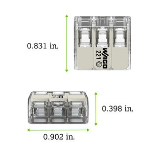 Pour bornier <span class=keywords><strong>étanche</strong></span> <span class=keywords><strong>Wago</strong></span> pour éclairage extérieur et systèmes CVC pour applications électriques, y compris les circuits intégrés - Product Image 3