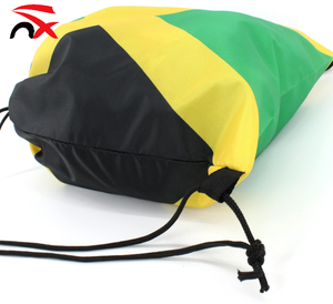 Sac de sport promotionnel avec drapeau, 34*42cm, en Oxford 210D, portable, imperméable, sac de <span class=keywords><strong>voyage</strong></span> à cordon avec drapeau jamaïcain - Product Image 5