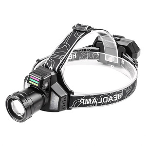 Lampe frontale T166 avec écran numérique de 9,2 cm, rechargeable, lumière LED blanche, utilisation en extérieur - Product Image 4