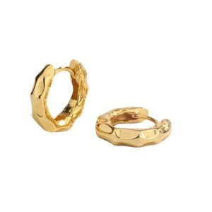Pendientes de Aro Circulares de Plata de Ley 925 con Baño de Rodio, Modernos y Elegantes, para Mujer, Regalo de Boda - Product Image 2
