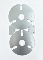 Panneau LED rond personnalisé à 2 cellules sur substrat en aluminium MCPCB, carte LED haute puissance pour luminaires extérieurs, PCB OEM