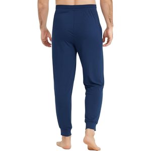 Pantalon de pyjama en viscose de bambou pour homme, doux et confortable, avec poches, tricoté, idéal pour la nuit - Product Image 2