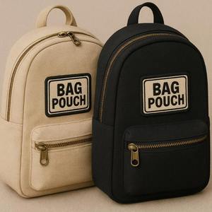 Pochette de sac de haute qualité patch brodé-fer sur/coudre sur l'insigne d'étiquette, patch d'étiquette de sac personnalisé pour sacs à dos, pochettes de voyage - Product Image 3