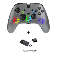 Controlador Inalámbrico de Juego de Alta Calidad 2.4Ghz con Programación Trasera para Xbox One/S/X/PC/Android con Luz RGB